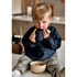 Mikk-Line PU Bib Blouse (Solid) Bibs Blue Nights